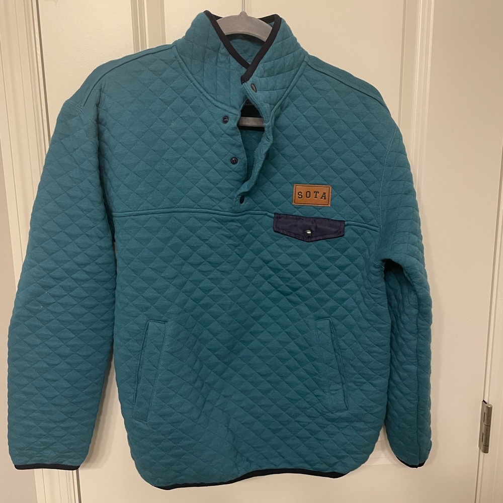 Sota Women’s quilted quarter snap pullover